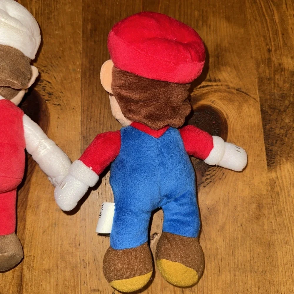 Super Mario Bros White Mario Character Plush 10